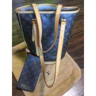 ルイヴィトン(LOUIS VUITTON)のお値下げ●美品　ルイヴィトン   トートバッグ　バケツ　未使用ポーチ付(トートバッグ)