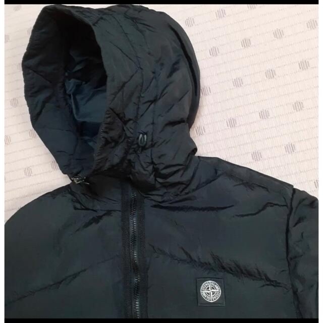 STONE ISLAND(ストーンアイランド)のSTONE ISLANDナイロンメタルダウンジャケット 黒M メンズのジャケット/アウター(ダウンジャケット)の商品写真