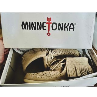 ミネトンカ(Minnetonka)のミネトンカ MINNETONKA フリンジ スニーカー24.0(ブーツ)