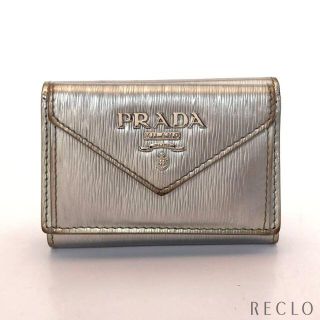 プラダ(PRADA)のDランク PRADA VITELLO MOVE コンパクトウォレット レザー(財布)