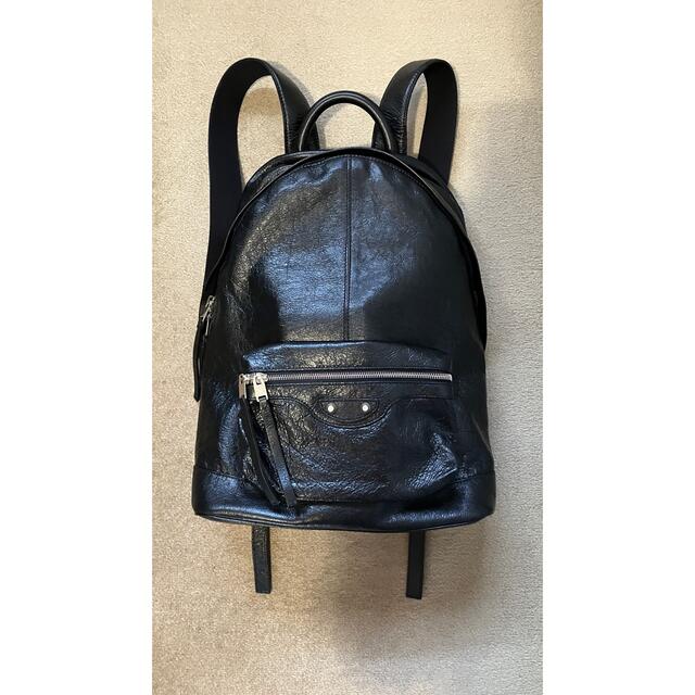 定価20万円】BALENCIAGA クラシックリュックサック レザーブラック