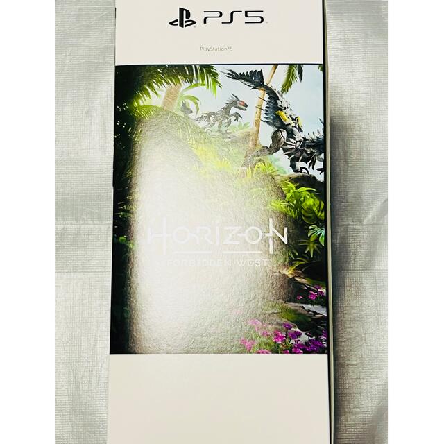 PlayStation(プレイステーション)のPS5 Horizon Forbidden West 同梱版CFIJ-10000 エンタメ/ホビーのゲームソフト/ゲーム機本体(家庭用ゲーム機本体)の商品写真