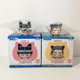 セガ(SEGA)のゴールデンカムイ　おひるねこモアプラスミニフィギュア　杉元佐一　尾形百之助(キャラクターグッズ)