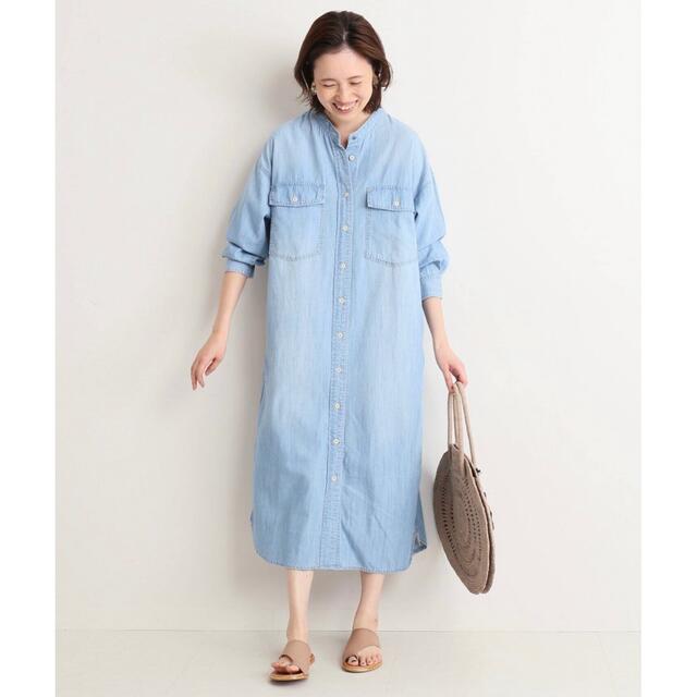 SLOBE IENA - SLOBE IENA LE DENIM light oz シャツワンピース 新品の