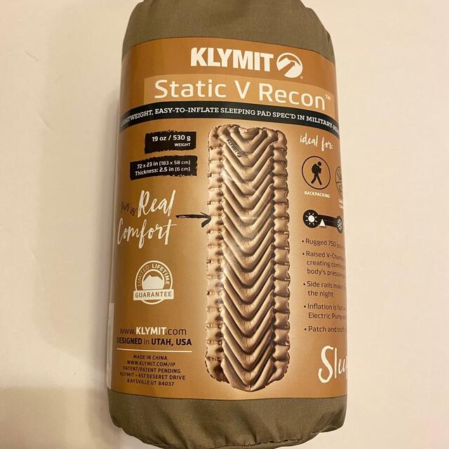 KLYMIT Static V  Recon  クライミット スポーツ/アウトドアのアウトドア(寝袋/寝具)の商品写真