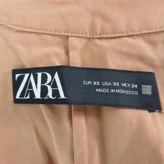 ZARA(ザラ)のザラ ZARA コート スプリング 長袖 ロング 無地 XS ベージュ レディースのジャケット/アウター(スプリングコート)の商品写真