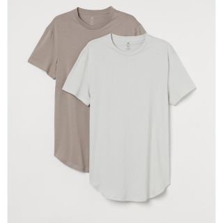 エイチアンドエム(H&M)の新品・H&M・ロングフィットＴシャツ・Ｔシャツ・カットソー・トップス・半袖(Tシャツ/カットソー(半袖/袖なし))