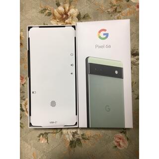 グーグル(Google)のGoogle Pixel 6a Sage 128 GB SIMフリー　緑　(スマートフォン本体)