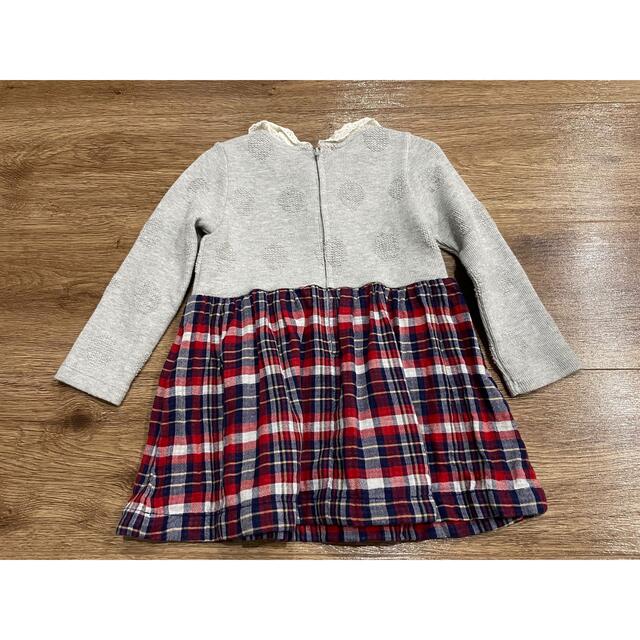 mikihouse(ミキハウス)のミキハウス　ワンピース　80 キッズ/ベビー/マタニティのベビー服(~85cm)(ワンピース)の商品写真