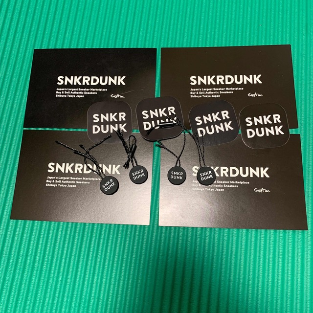 スニダン 鑑定タグ カード ステッカー SNKRDUNK スニーカーダンク | フリマアプリ ラクマ