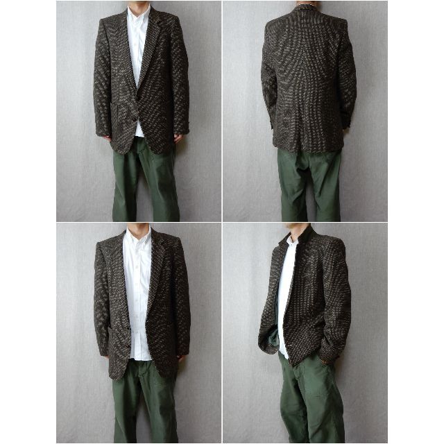 YVES SAINT LAURENT Wool Tweed Jacket 80s 新作からSALEアイテム等お