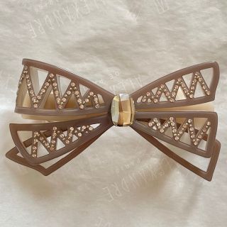 アレクサンドルドゥパリ リボンバレッタ バレッタ/ヘアクリップの通販