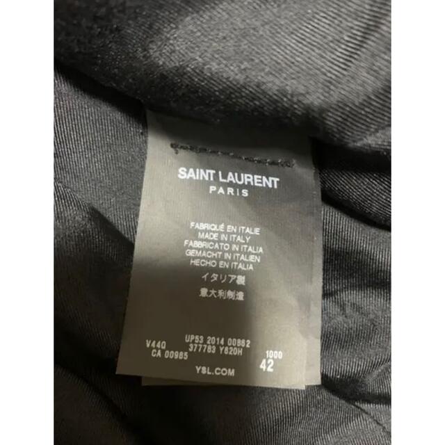 Saint Laurent(サンローラン)のサンローラン エンブロイダリーテディジャケット　サイズ42 メンズのジャケット/アウター(スカジャン)の商品写真