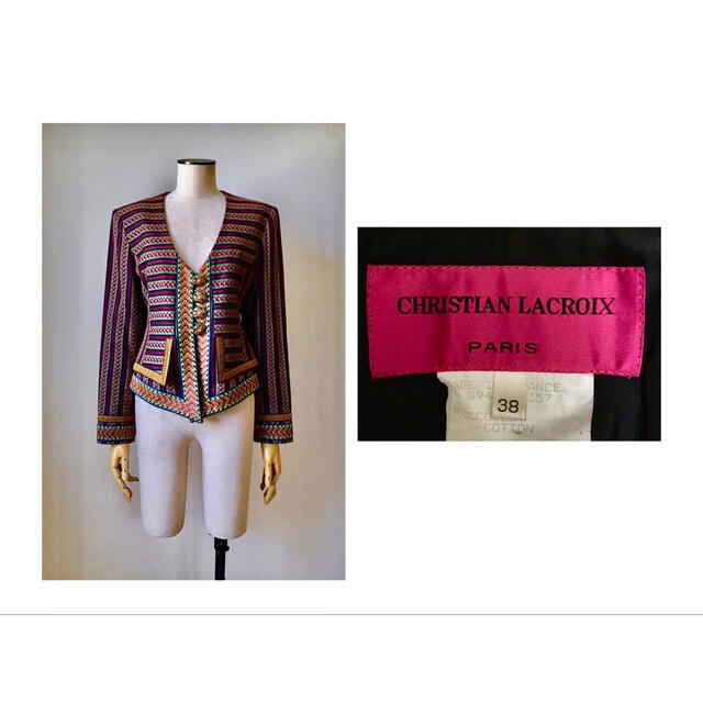 販促激安 90s CHRISTIAN LACROIX Gold Button Jacket