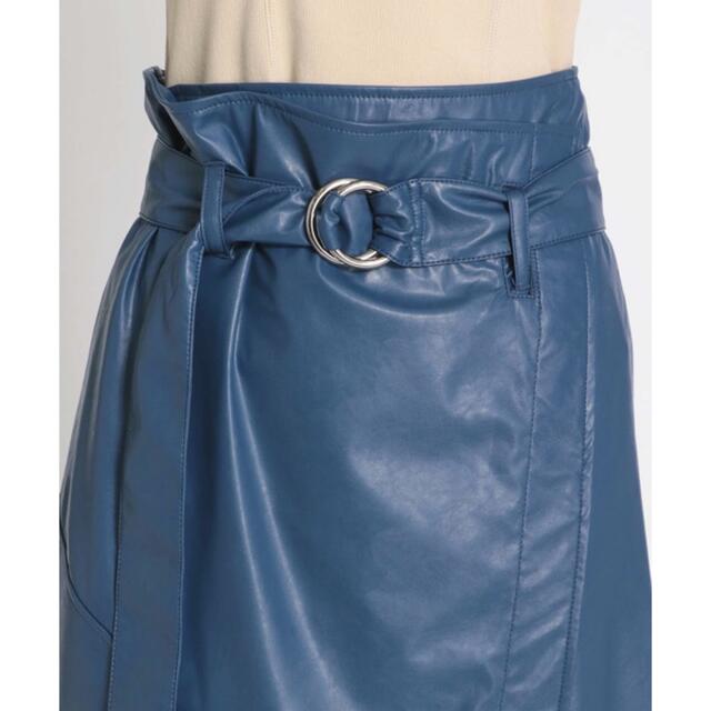DRESSLAVE - DRESSLAVE フェイクレザーラップペンシルスカートの通販