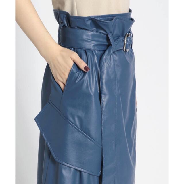 DRESSLAVE - DRESSLAVE フェイクレザーラップペンシルスカートの通販