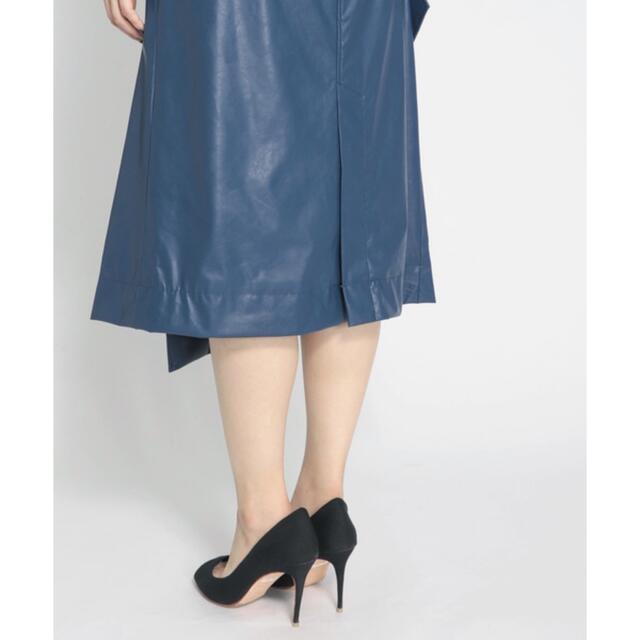 DRESSLAVE - DRESSLAVE フェイクレザーラップペンシルスカートの通販