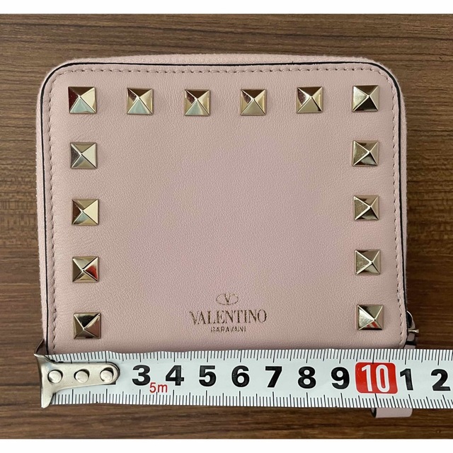 国交省東北地方整備局 VALENTINO GARAVANI ロックスタッズ　二つ折り財布　美品