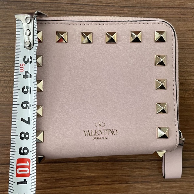 国交省東北地方整備局 VALENTINO GARAVANI ロックスタッズ　二つ折り財布　美品