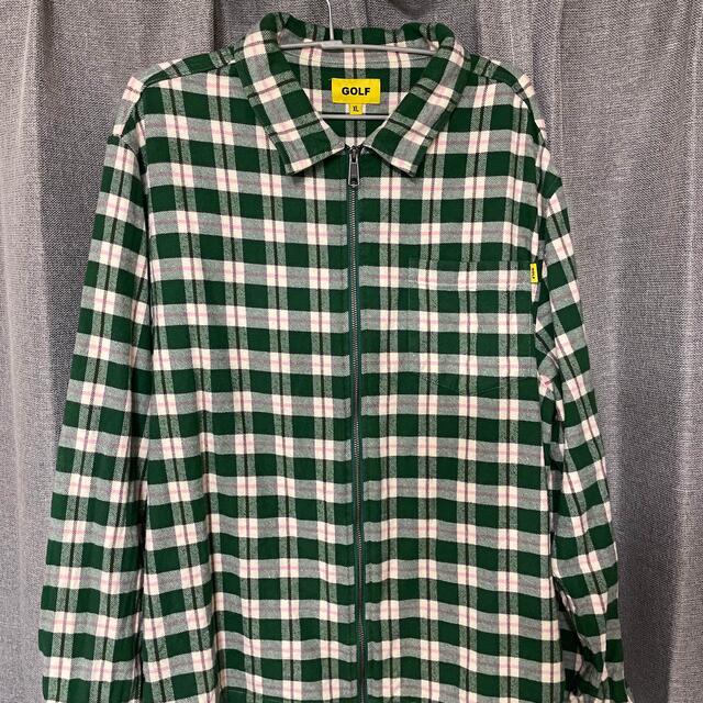 希少　golfwang flannelzipshirt ゴルフワン　フランネル