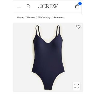 ジェイクルー(J.Crew)のJ Crew Scoop Neck ONE PIECE 水着　新品未使用(水着)