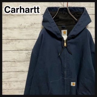 カーハート ジャケット/アウター(メンズ)(ブルー・ネイビー/青色系 ...