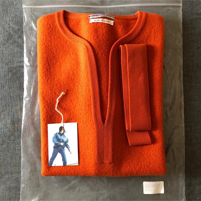 cristaseya wool caftan ウールカフタン orange  レディースのワンピース(ロングワンピース/マキシワンピース)の商品写真