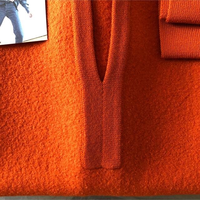 cristaseya wool caftan ウールカフタン orange  レディースのワンピース(ロングワンピース/マキシワンピース)の商品写真