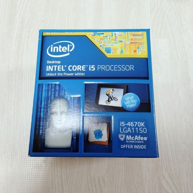 Intel CPU Core i5 4670K BX80646I54670K