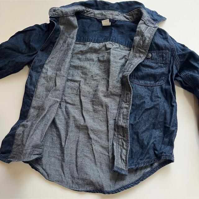 GAP(ギャップ)のGAP デニムシャツ キッズ/ベビー/マタニティのキッズ服男の子用(90cm~)(ブラウス)の商品写真