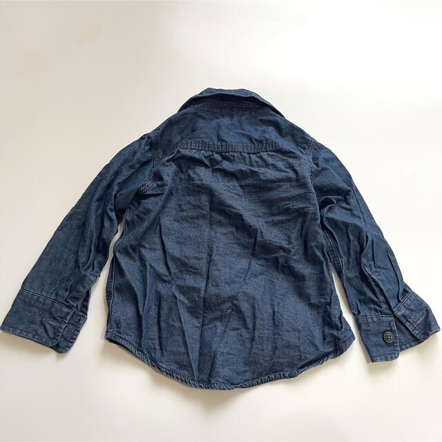 GAP(ギャップ)のGAP デニムシャツ キッズ/ベビー/マタニティのキッズ服男の子用(90cm~)(ブラウス)の商品写真