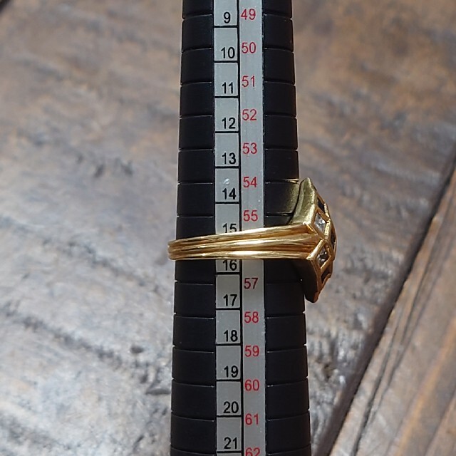 K18 ダイヤモンド リング 指輪 k18 ゴールド GOLD 金 DIA レディースのアクセサリー(リング(指輪))の商品写真