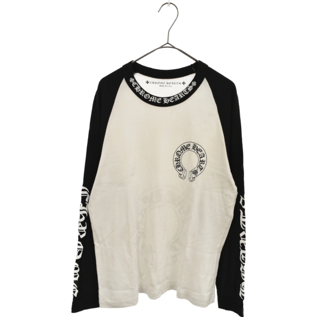 購入店舗 CHROME HEARTS クロムハーツ Neck Logo Horseshoe Raglan