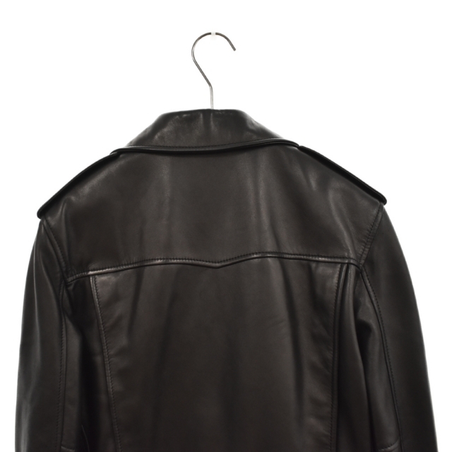 Saint Laurent(サンローラン)のSAINT LAURENT PARIS サンローランパリ 15AW L01 Classic Motorcycle Leather Riders Jacket 397290 Y5YA1 クラシックモーターサイクル ダブルライダースレザージャケット ブラック メンズのジャケット/アウター(ライダースジャケット)の商品写真