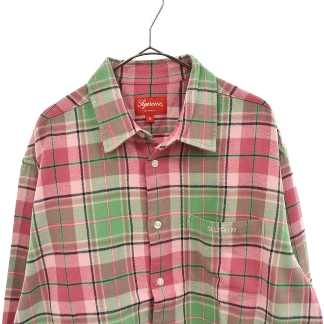 新品】Supreme Basket Weave Plaid Shirt L | ochge.org