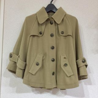 バーバリー(BURBERRY)のバーバリー ブルーレーベル ポンチョ コート ジャケット(ポンチョ)