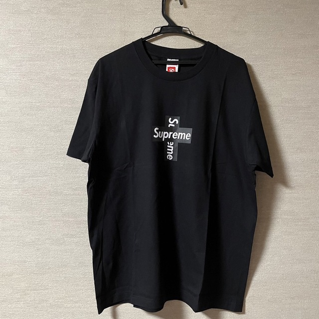 Supreme(シュプリーム)の［即日発送‼︎］supremeシュプリームクロスボックスロゴTシャツ　黒L メンズのトップス(Tシャツ/カットソー(半袖/袖なし))の商品写真