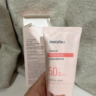 イニスフリー(Innisfree)の未使用品TONE UP NO SEBUM SUNSCREEN EX(日焼け止め/サンオイル)