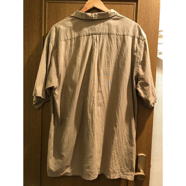 20ss comoli ベタシャン オープンカラーシャツ KHAKI サイズ3 - T