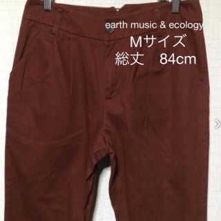 アースミュージックアンドエコロジー(earth music & ecology)の値下げ¥1555→¥1222 earth music&ecology パンツ　M(カジュアルパンツ)