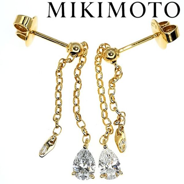 完売 ミキモト ☆ ピアス ダイヤモンド K18 MIKIMOTO ピアス