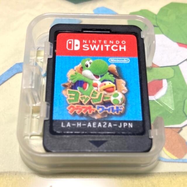 Nintendo Switch(ニンテンドースイッチ)のヨッシークラフトワールド Switch エンタメ/ホビーのゲームソフト/ゲーム機本体(家庭用ゲームソフト)の商品写真