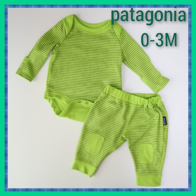 パタゴニア(Patagonia) キッズ　ダウン　ロンパース　0-3M(US)