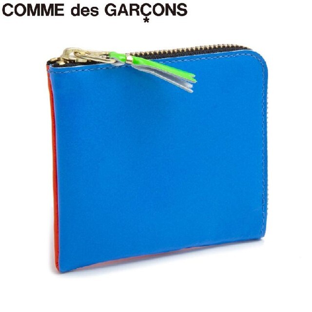 COMME des GARCONS(コムデギャルソン)のコムデギャルソン コインケース SA3100SF BLUE レディース レディースのファッション小物(コインケース)の商品写真