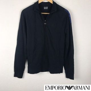 エンポリオアルマーニ(Emporio Armani)の美品 エンポリオアルマーニ 長袖スウェット ブラック サイズL(スウェット)