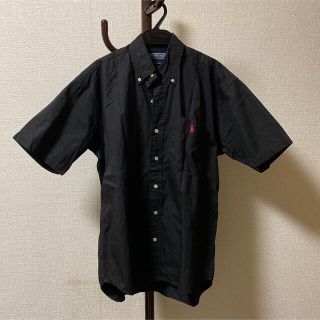 ポロラルフローレン(POLO RALPH LAUREN)のvintage poloブラック半袖シャツ(シャツ)