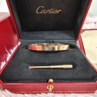 カルティエ(Cartier)のカルティエ ラブブレス イエローゴールド 18 超美品(ブレスレット/バングル)