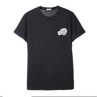 極美品☆ モンクレール ダブルロゴ Tシャツ ホワイト サイズS 国内正規