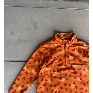 ジャックウルフスキン(Jack Wolfskin)の90s ヴィンテージ 古着 ジャックウルフスキン ハーフジップ 総柄フリース(その他)