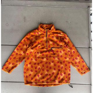 90s Vintage Jack Wolfskin 犬 足跡 肉球 フリース